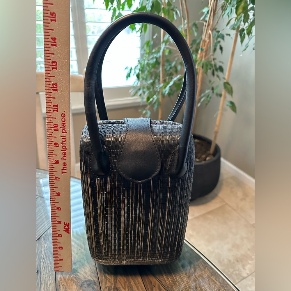 The Philippines Hard Side Woven Hand Bag